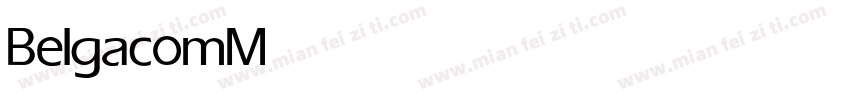 Belgacom Medium字体转换
